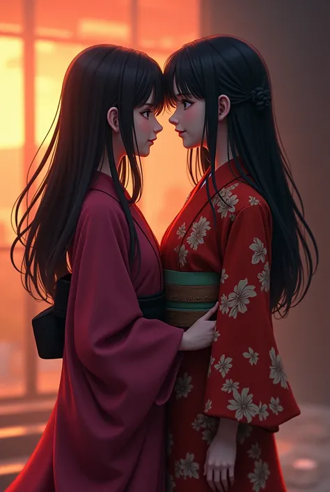 A meme from the series where Fatima and the woman in the kimono appear that refers to the final chapter 
