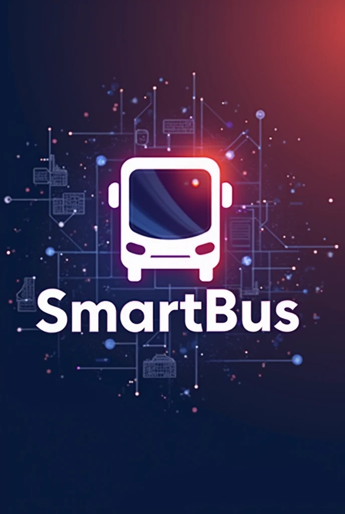 Create an image of a company logo ,  which is a mobile application related to bus and security, From the name Smartbus