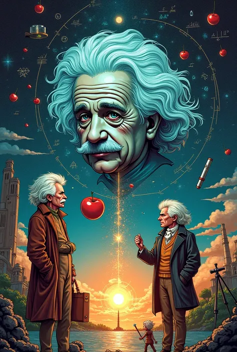  Newtons importance comic, Einstein and Gravity 