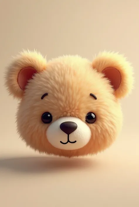 Teddy bear head 
