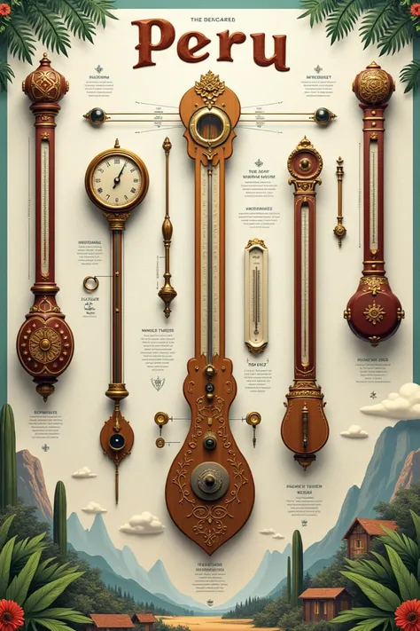 A visual organizer of images on PERUs best-known temperature measurement instruments