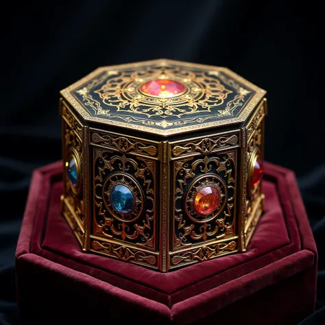 the most ornate hexagonal magical box ever imagined