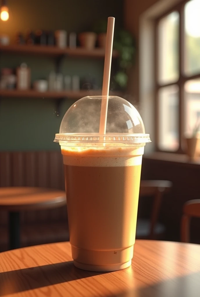 You could make an image of a coffee or a frapuccino, thats what a store looks like 
with plastic cup 