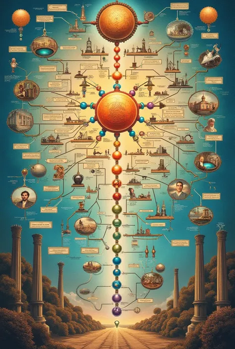 Mind map the history of chemistry 