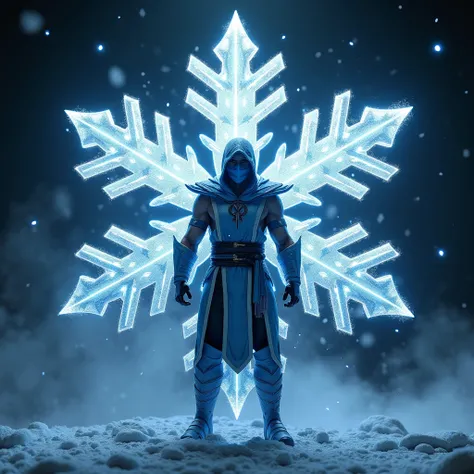 Snowflake with Sub-Zero on the Mortal Kombat side 