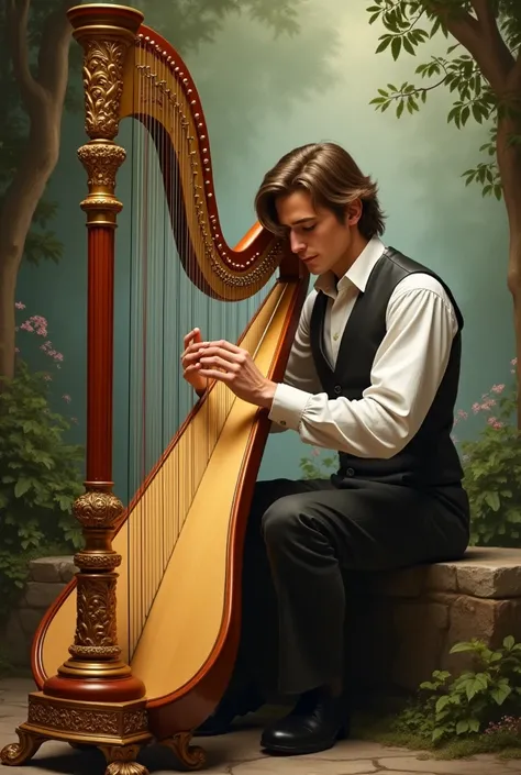 Moritz on harp