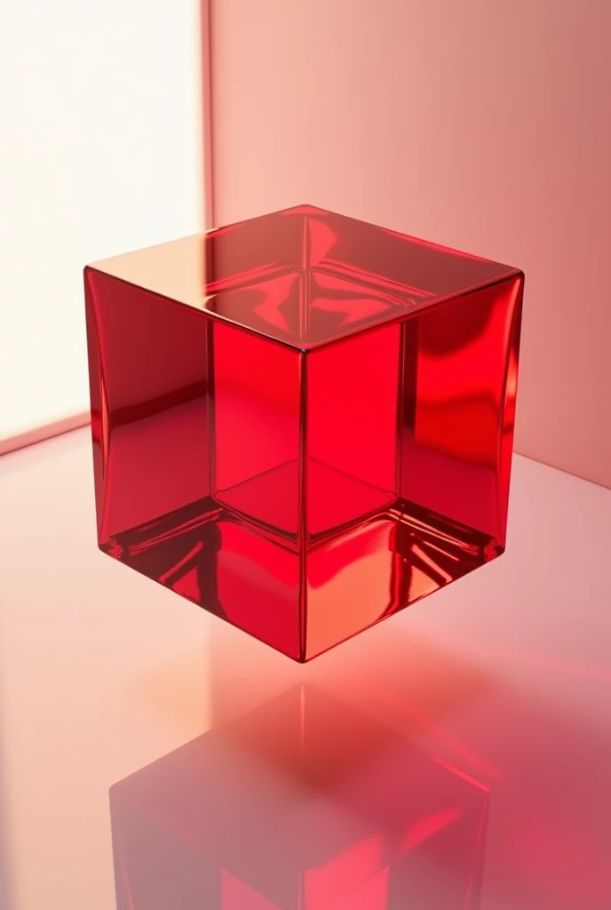 Jelly cube Red 3D