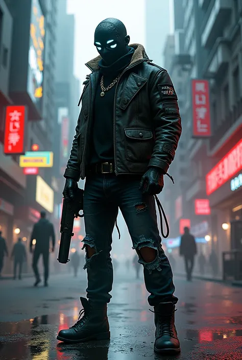 A cyberpunk thug




