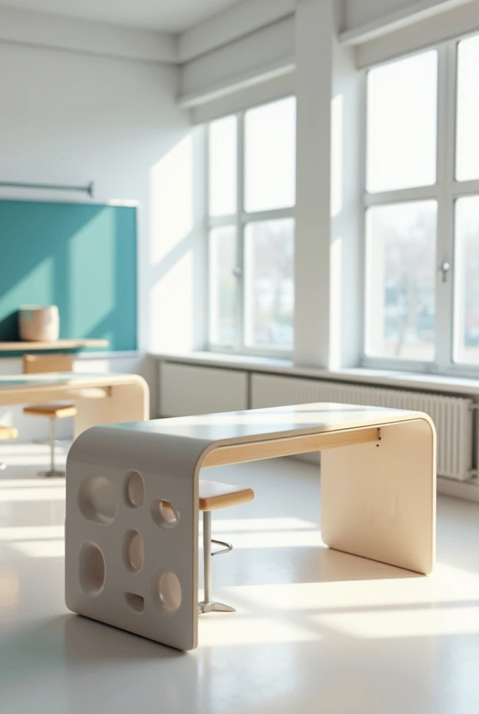 Modern school desks with new 3D changes 1 with views only 