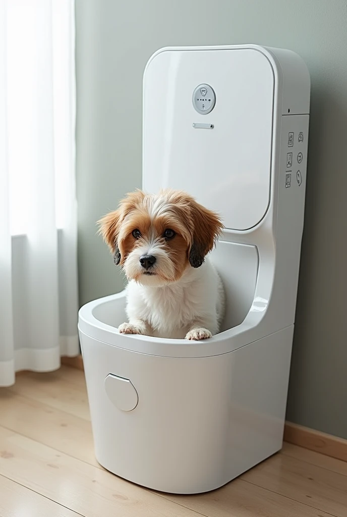 New device for dogs is a great invention since it bathes dogs and dries them and makes beautiful practical changes for them you can keep it in your house because its not very big