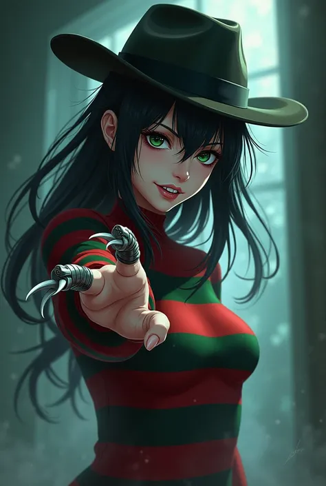 Female Freddy Krueger anime