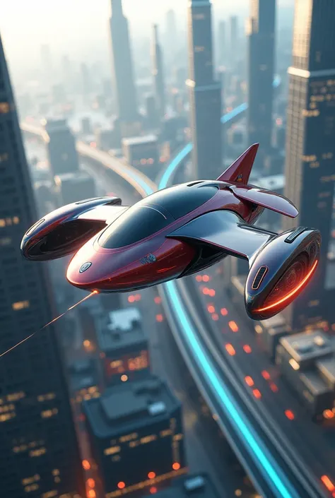 Generate flying car image