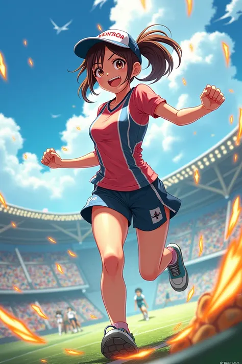 Anime sports girl