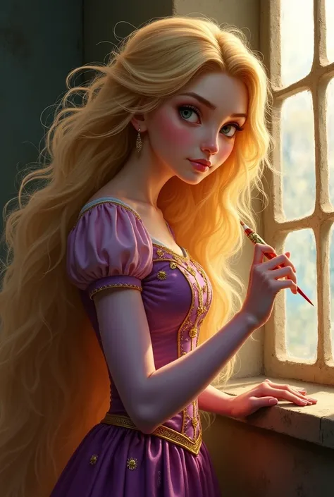 What would the daughter be like between Mother Gothel and Rapunzel?