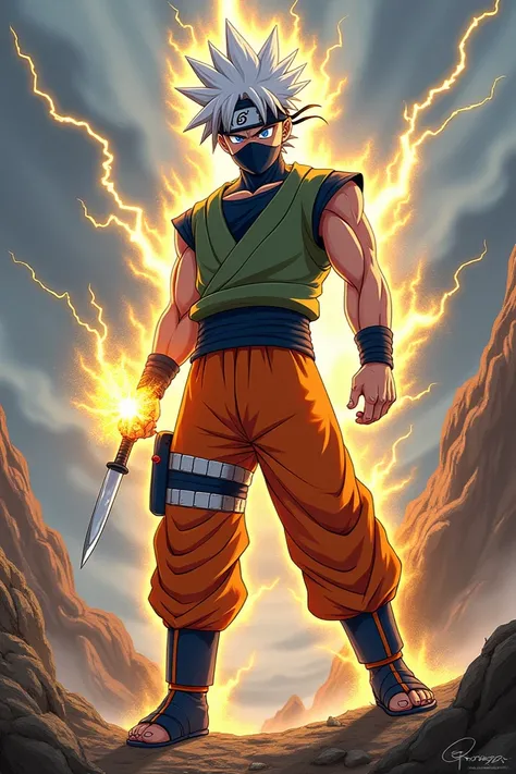 Generated a fusion between Kakashi and Songoku