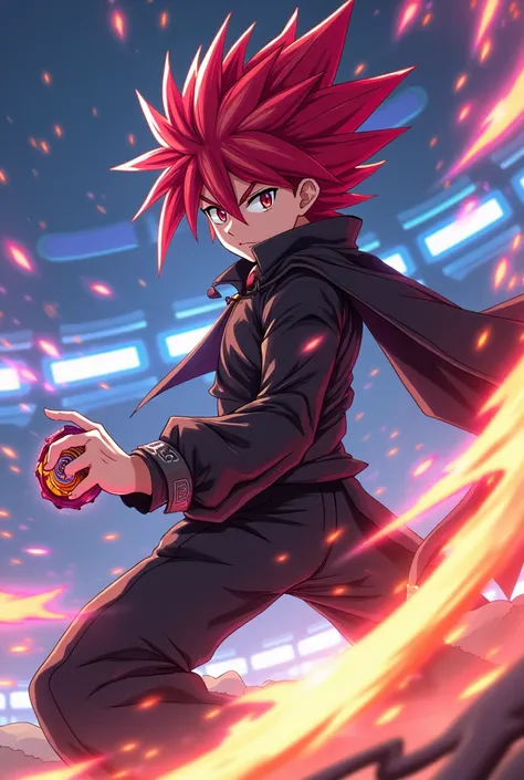 Shu kurenai de beyblade burst