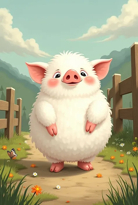 Snowball pig from the book The Animal Revolution