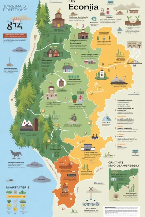 Economic map of Tarija 