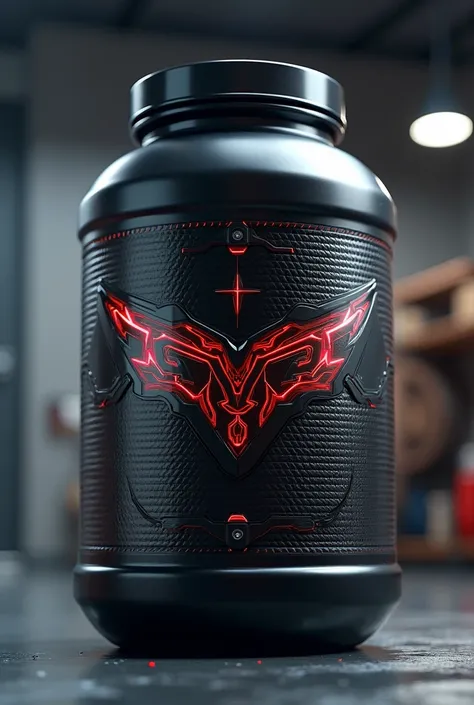 make big bottle gym protein supplement with cool design and logo