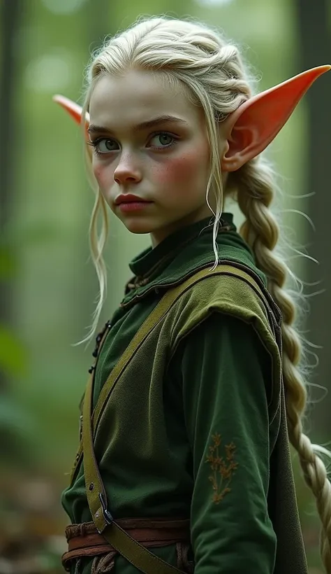  Elves are humanoid beings of slightly smaller stature and a lighter physical type than humans, almond-shaped eyes and pointed ears .  They are forest beings adept at magic ,  often defenders of nature because of their enormous respect for it . realistic u...