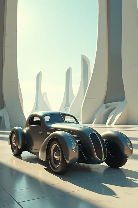 Create is an old car ,  but with futuristic details 