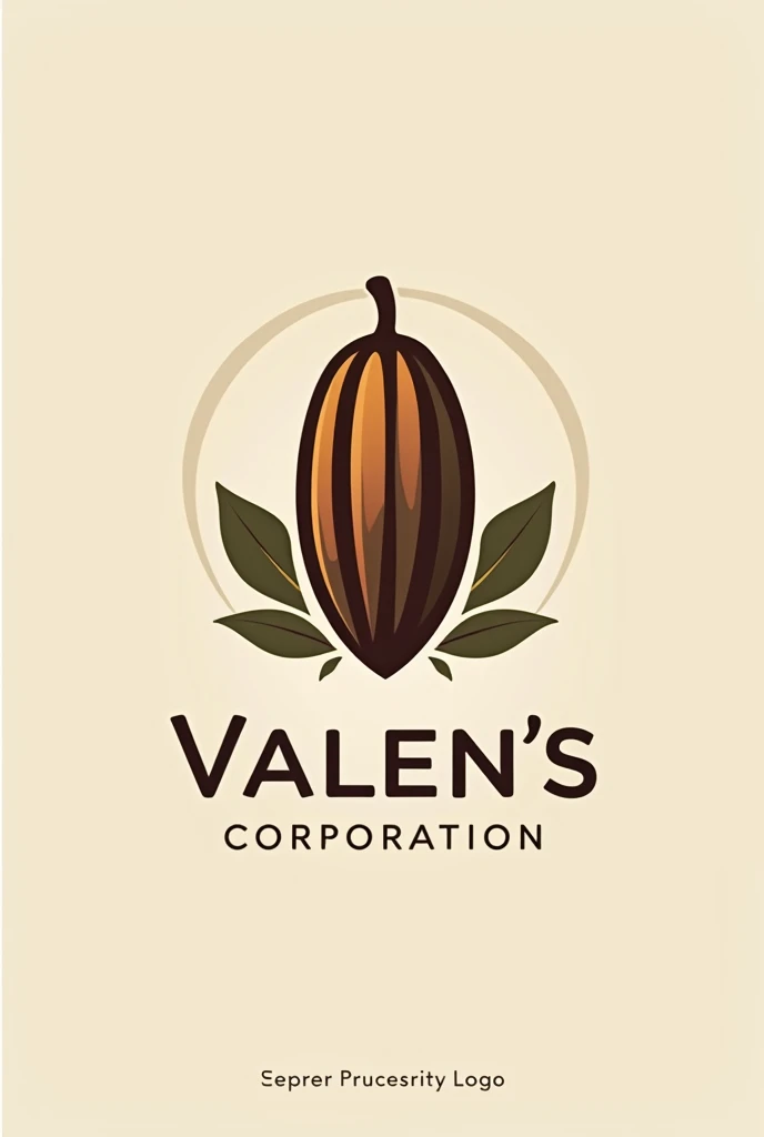 a logo of a company called Valens Corporation that wants to export cocoa 