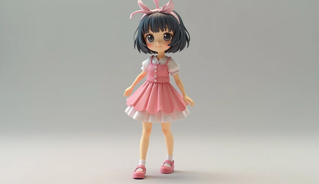 Short hair anime girl figure
