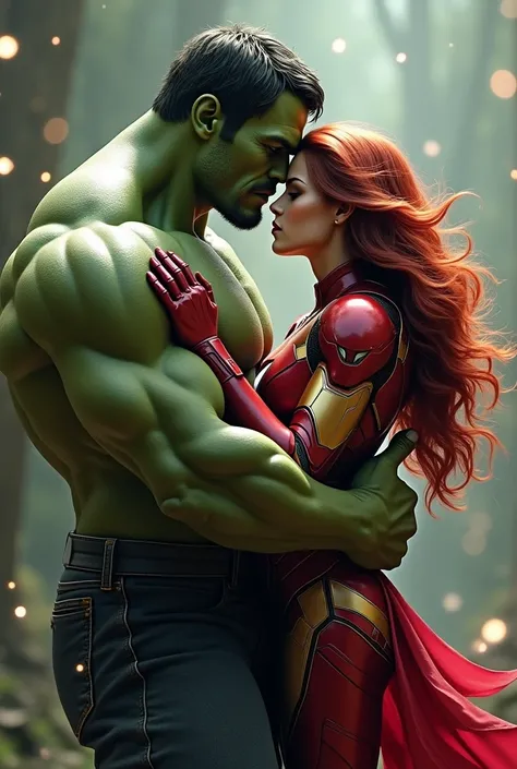 Ironman hulk and kissing vanda