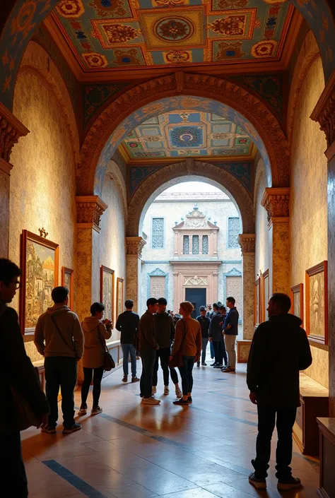  qualitative research images inside an immersive intercultural museum in Peru "Lima Mosaic Museum "