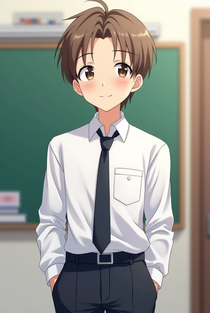  anime character style　 boys　student