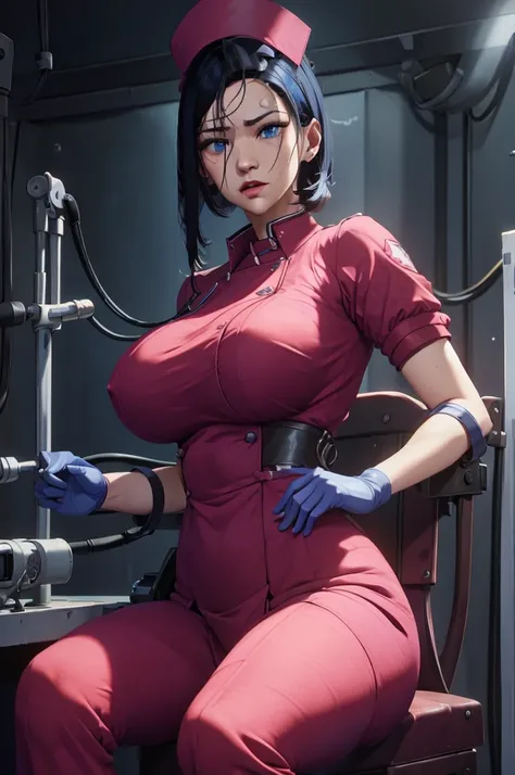 nurse uniform,hospital, latex nurse suit,nurses,busty,elbow gloves,labcoat,black hair woman,blueeyes , gigantic ,medical instruments,asian nurse,two nurses,speculum,examination room,oversize ,big ass ,strap on, lay on table ,legs spreaded,giving birth,gyno...