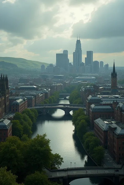 A landscape of manchester