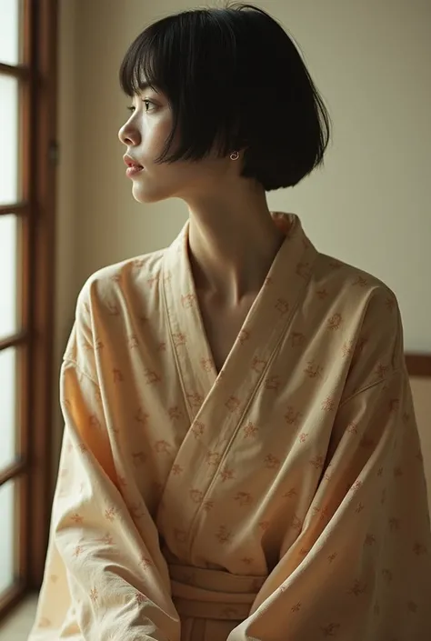  Editorial Photography ,  super detailed background  , super real ,Double Exposure, depth of writing,  YOUNG JAPANESE WOMAN、 full body、seiza、 Cool Beauty Ultra Slim Skinny Video , perfect anatomy、 Soft Focus Sepia Tone ,Scenes from the story ,It was transp...