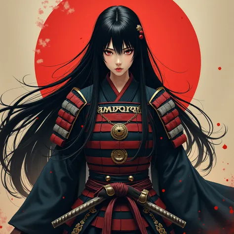  Samurai Souls
Japan
wars
Far East Asia
militarism
World War III
black hair,  very long hair, masterpiece,  anatomically correct,  best quality, accurate, blank stare, 360° Field of View, Multiple Female Samurai ,