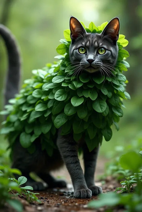 Spinach cat instead of wool