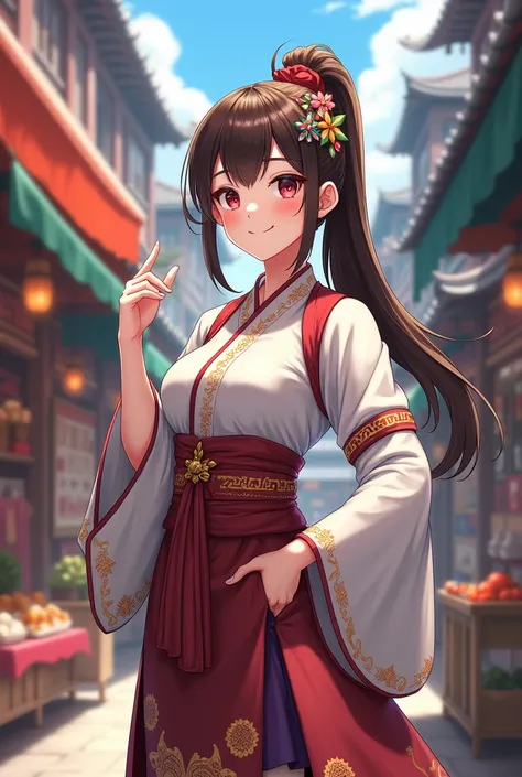  anime character　merchant　female