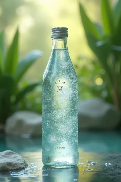 Mineral Vitamin Water Glass Bottle