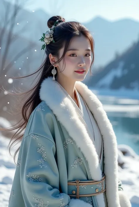 fur　 Gorgeous　cute　Beauty　winter　Asia　human　Idol