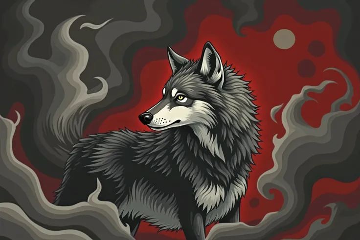 Turkish grey wolf sign