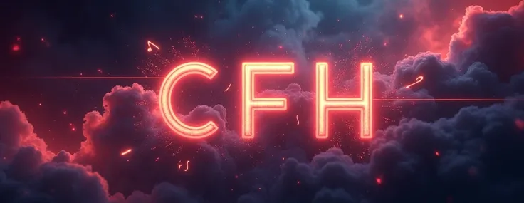 background photo, data analBeautiful musical inscription "CFH" staylish