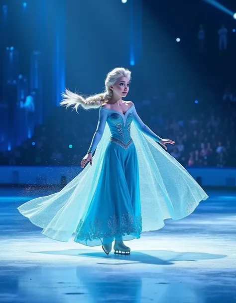 Disney on Ice features scenes with Princess Elsa from Frozen