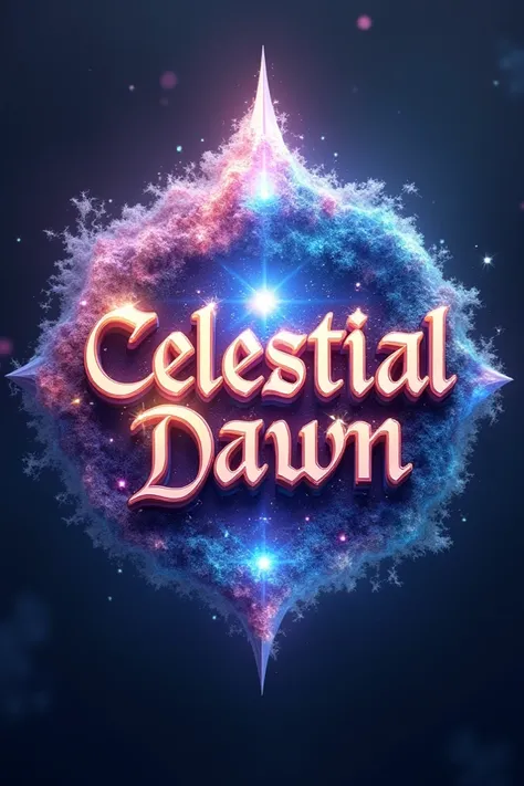 Can u make a clan pfp for a clan named Celestial Dawn and write Celestial dawn on it and make it 3d and anime style