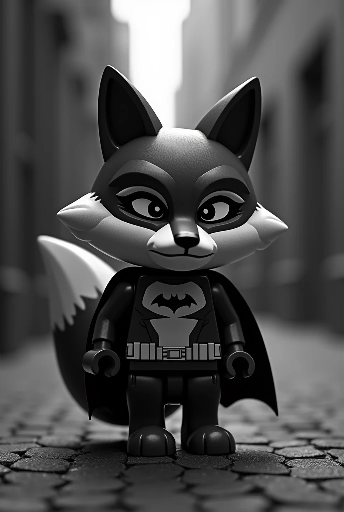 CREATION IMAGE VECTORIELLE RENARD VECTORIEL NOIR BLANC STYLE EMOTICON GOOGLE RENARDSuperman et Batman en art lego, nuit.