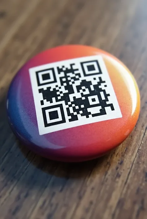   close-up of a button with a QR code on it, Digital art by Gina Pellón  , 在Instagram上发布,  conceptual art , Telegram Stickers, Telegram Stickers design, 在线赌场标志, 2263539546], 1285445247], 🐝👗👾, 1 0 2 4 x 7 6 8