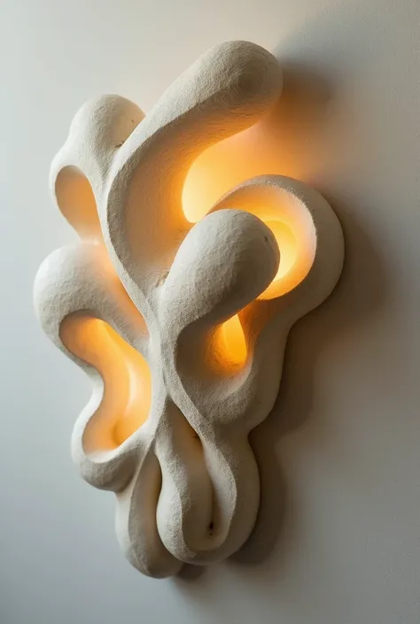 Biomorphism a vegetable wall lamp 