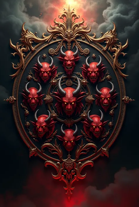 Coat of arms for the meeting of the 12 princes of darkness