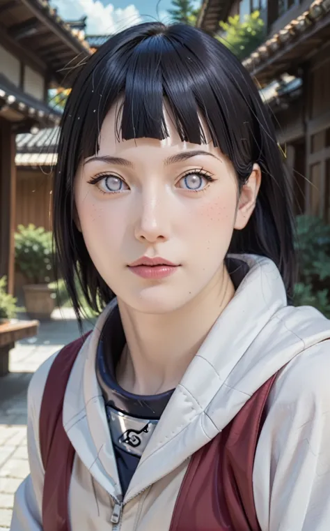 Hinata hyuga from an anime called Naruto.