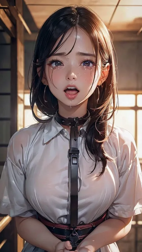 masterpiece, best quality, extremely detailed cg unity 8k wallpaper, (a beautiful girl),oily wet translucent skin,intricate deta...