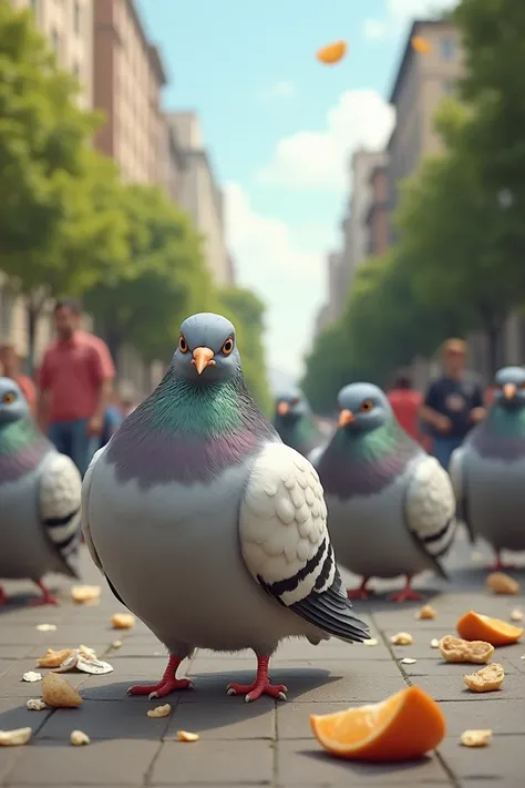 Fat pidgeons