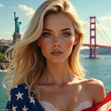 Beautiful lady USA
